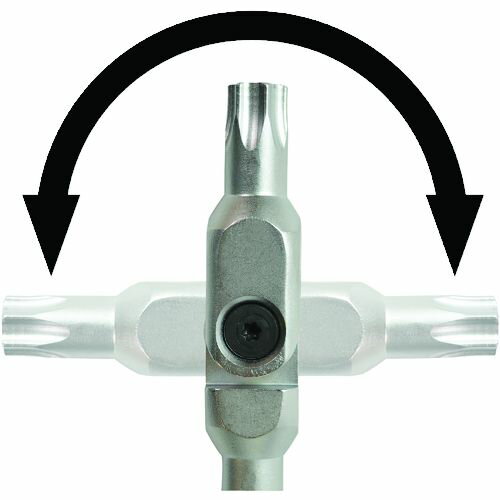 BONDHUS　ヘックスローブレンチ　HEX　PRO　ピボットヘッド・トルクスレンチ　T25　首下寸法25mm　全長119mm　1本 (88225) 2