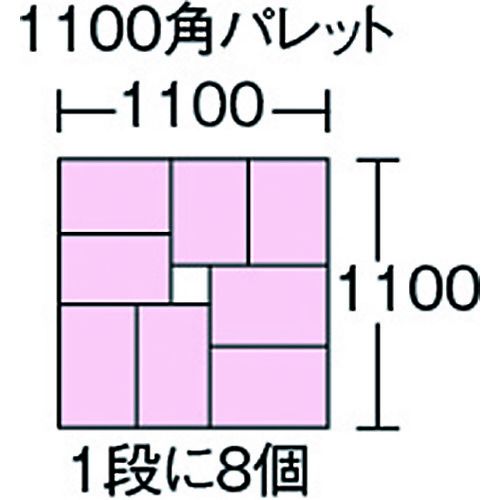 【期間限定!対象商品P2〜20倍】 DIC　DA型コンテナ　ボックス型　外寸：W408×D271×...
