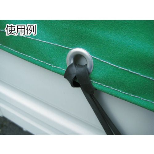 TRUSCO　ゴムロープ金具付　幅20mmX長さ3．5m　1Pk（袋）＝10本入　1Pk (GR2035K)