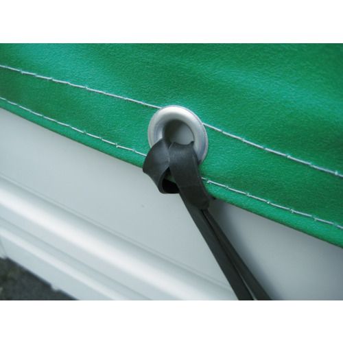 TRUSCO　ゴムロープ金具付　幅20mmX長さ3．5m　1Pk（袋）＝10本入　1Pk (GR2035K)