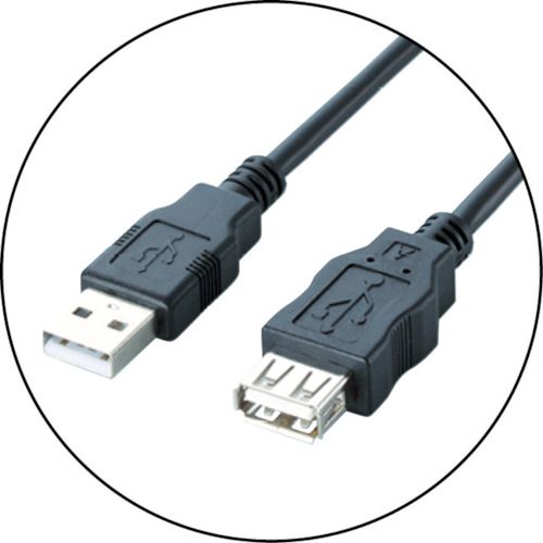 !対象商品P2〜20倍 ELECOM EURoHS指令準拠エコUSB2．0延長ケーブル 3m ブラック 1本 (U2CJE30B valuecare-10657206 福祉用具のバリューケア サンプル画像2