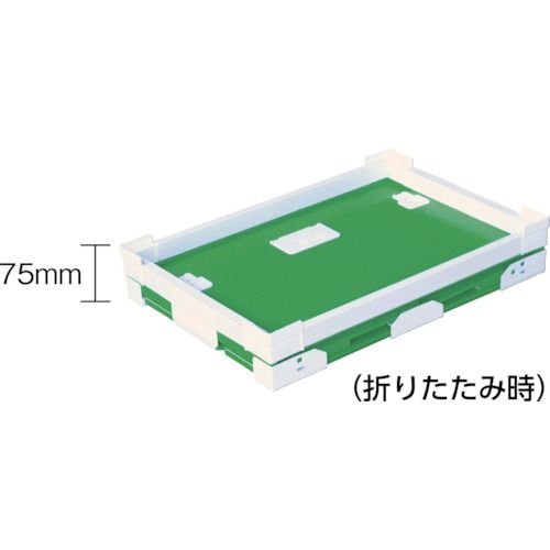 【期間限定!対象商品P2〜20倍】 KUNIMORI　プラダン折畳み　FNSコンテナ　75L（SW...