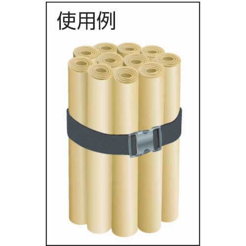 【全商品 ポイント10倍中】 TRUSCO　耐衝撃樹脂バックル付結束ベルト　50mm　1本 (...
