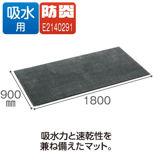 【期間限定!対象商品P2〜20倍】 テラモト　雨天用マット　ネオレインマット　グレ...