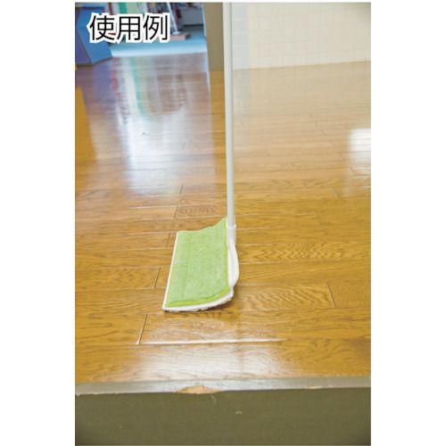 【期間限定!対象商品P2〜20倍】 azuma　ゴシゴシ拭ける両面モップ用スペア　グリーン　1枚 (402284000)
