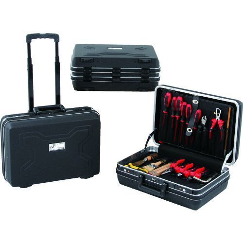 福祉用具のバリューケアの【期間限定!対象商品P2〜20倍】 H／B　【売切廃番】ツールケース　X−PROTECT　外寸間口×奥行×高さ490×255×375　1台 (1057428019)｜アングル2