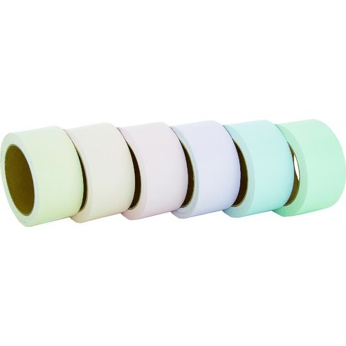 【期間限定!対象商品P2〜20倍】 中川ケミカル　パステルラインテープ　483　グリーン　50mm×12M　1巻 (PLT4835012) 2