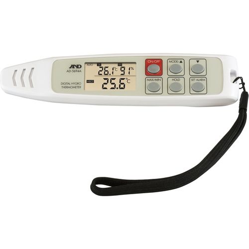 【期間限定!対象商品P2〜20倍】 A＆D　携帯型熱中症指数・温湿度計　AD5694A　1個 ...