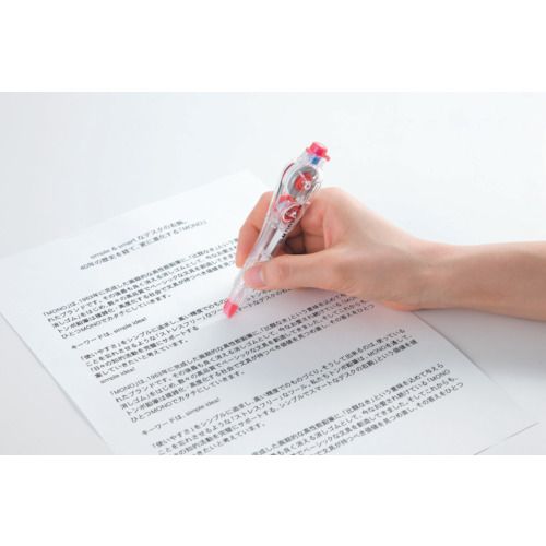 Tombow　修正テープ　モノPS5　レッド　1個 (CTPS5)