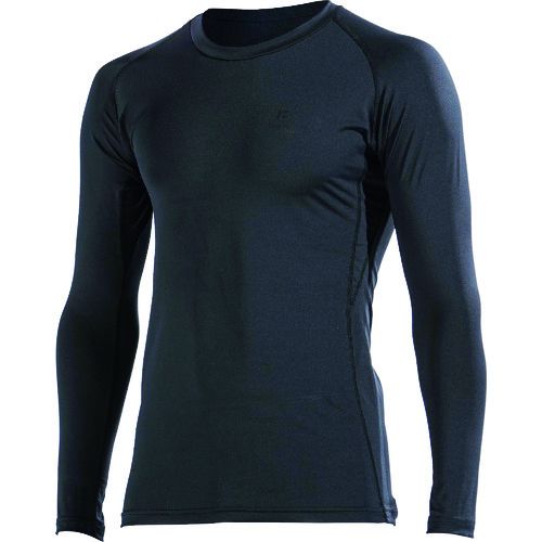 おたふく JW-643 BT パワーストレッチデオドランド ロングスリーブ クルーネックシャツ ブラック M 1枚