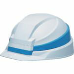 DIC　折りたたみヘルメット　IZANO2　ホワイト／ブルーライン　KP　1個 (IZANO2AA21WBKP)