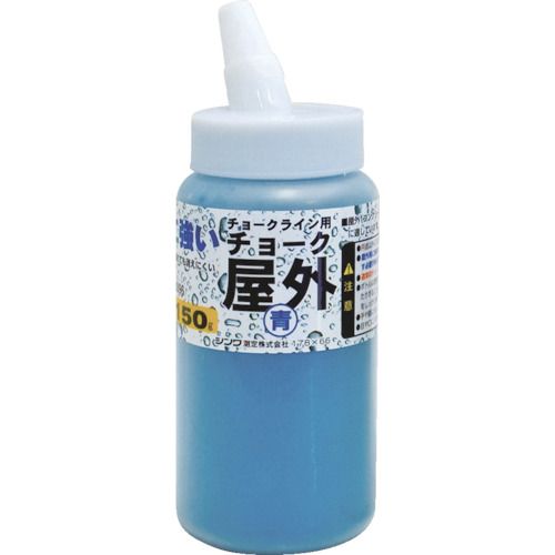 特長:●粉は微粒子なので、鮮明なラインが引けます。●注入口が傾いていて、入れやすくなっています。●超微粒子で、濡れても消えにくくなっています。 用途:●チョークラインに入れて使用する粉。 仕様:●色：青●容量(g)：150 材質／仕上:●チョーク:炭酸カルシウム・酸化チタン 注意:●材料によっては粉が消えない場合があります。特長:●粉は微粒子なので、鮮明なラインが引けます。●注入口が傾いていて、入れやすくなっています。●超微粒子で、濡れても消えにくくなっています。 用途:●チョークラインに入れて使用する粉。 仕様:●色：青●容量(g)：150 材質／仕上:●チョーク:炭酸カルシウム・酸化チタン 注意:●材料によっては粉が消えない場合があります。