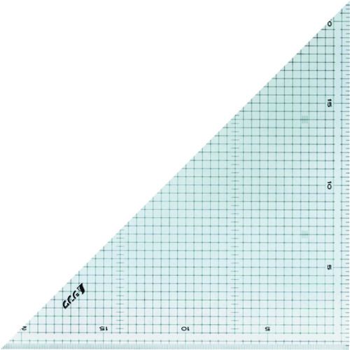 シンワ　三角定規30cm方眼目盛付2枚組　1個 (77062)(4.0)