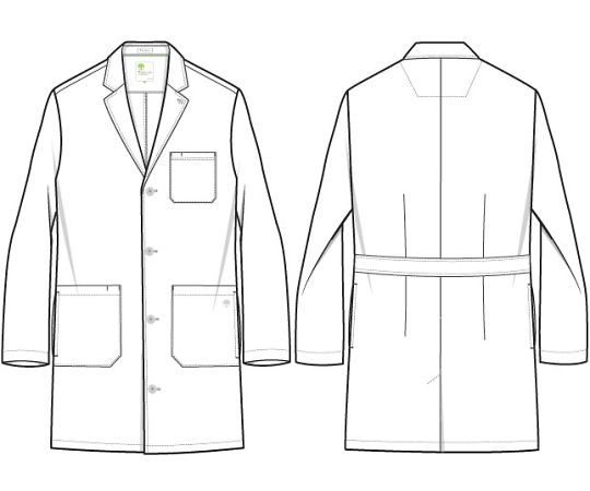 THE WHITE COAT メンズ白衣(ミニマリストシリーズ) M相当 5151-S 1枚 3