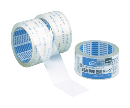 Transparent Tape - 【期間限定!対象商品P2〜20倍】 超透明梱包テープ J6120 1巻