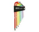 SK11 レインボー六角棒レンチセット SLBW09EL-RB 1個(4)