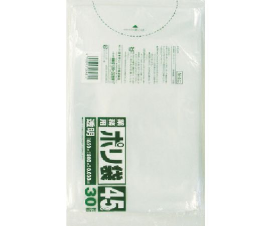 特徴 スタンダードタイプのゴミ袋です。仕様 縦（mm）：800 横（mm）：650 厚さ（mm）：0.03 容量（L）：45 色：透明 材質／仕上：低密度ポリエチレン（LLDPE） 原産国：インドネシア コード番号：826-6597特徴 ス...