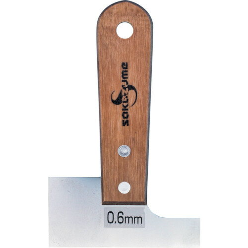 SAKAZUME　マルチ寸ベラミニ0．6mm厚x75mm　1丁 (7603)