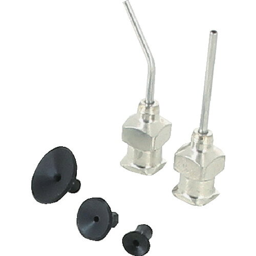 仕様:●適合機種：UVO0000000 仕様2:●適合機種：UVO0000000●ESD対策仕様●パッド耐熱温度：250℃●ストレートノズル●45°先曲ノズル●パッド3種類(4・6・9mm) 材質／仕上:●ノズル：アルミニウム●パッド：シリ...