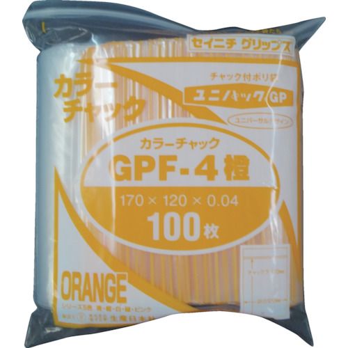 【全商品 ポイント10倍中】 セイニチ　ユニパック　GP　F‐4　カラーチャック　ダイ...