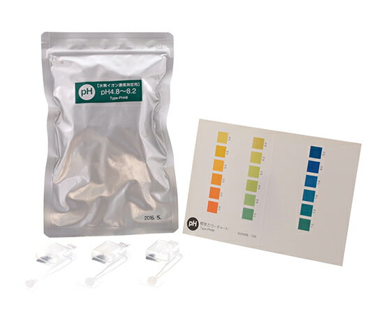 簡易水質検査キット(シンプルパック(R)) pH4.8~8.2 080520-305 1箱(48個入)