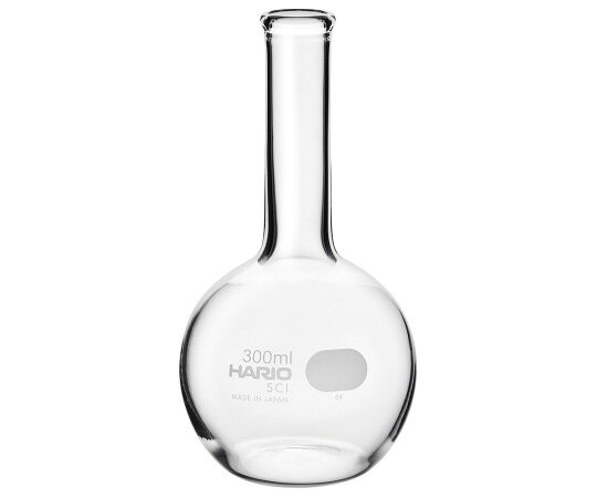 【期間限定!対象商品P2〜20倍】 平底フラスコ 300mL HF-300 SCI 1個
