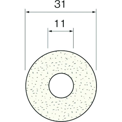 リューター フェルトディスク（裏面接着剤付） 1袋 (A4031)