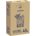 サニパック PA43 プロ3層45L 100枚 1箱 (PA43HCL)(3)