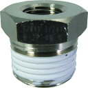 チヨダ ブッシュ メッキ付 Rc1/4・R1/2 1個 (B2F4MN)