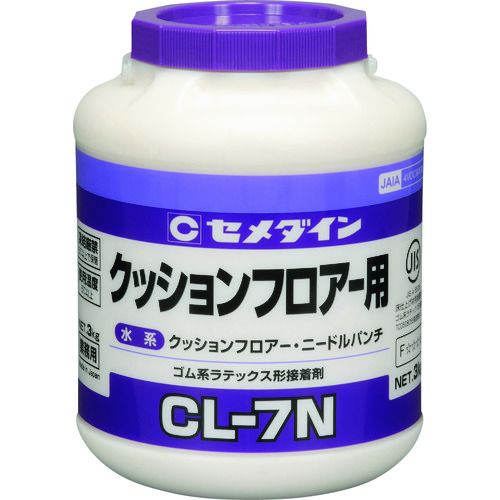セメダイン　CL7N　3kg（クッションフロア用　乳白色）　LX−122　1缶 (LX122)