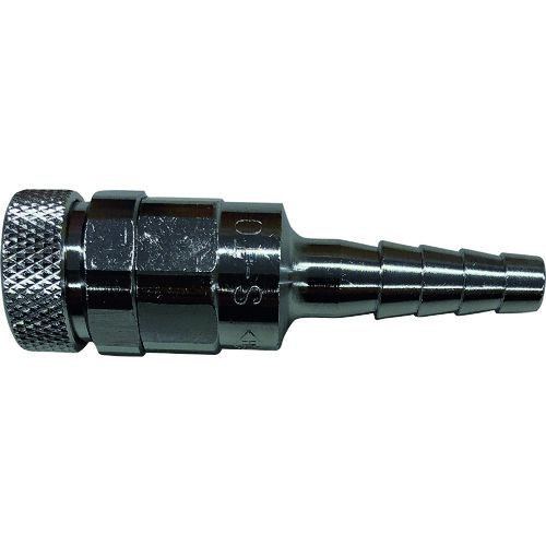 特長:●ボールロック方式です。●ミニカプラ(日東工器(株)製)と互換性があります。 用途:●酸素ホース用。 仕様:●商品名：酸素用ソケット●適用流体：酸素●用途：ホース用●接続サイズ：φ8mm●最高使用圧力(MPa)：1●耐圧力(MPa)：3 仕様2:●種別：ソケット特長:●ボールロック方式です。●ミニカプラ(日東工器(株)製)と互換性があります。 用途:●酸素ホース用。 仕様:●商品名：酸素用ソケット●適用流体：酸素●用途：ホース用●接続サイズ：φ8mm●最高使用圧力(MPa)：1●耐圧力(MPa)：3 仕様2:●種別：ソケット
