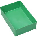 allit プラスチックボックス Allitパーツケース EuroPlus用 緑 108X162X45mm 1個 (456303)(4)