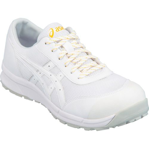 アシックス 静電気帯電防止靴 ウィンジョブCP21E ホワイト×ホワイト 24．5cm 1足