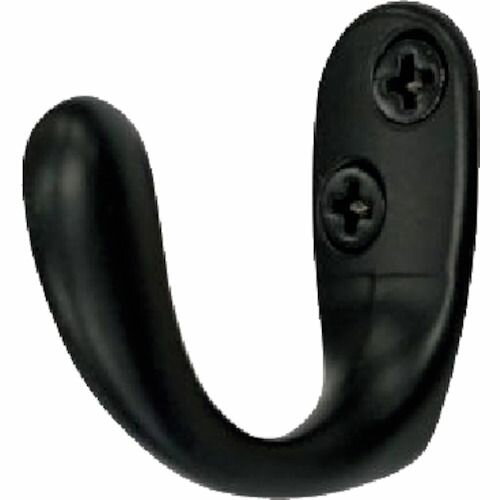 NewHikari コート掛け 小 艶消し黒 1袋 (SHCHBS)