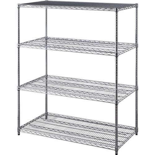 IRIS 106495 メタルラック［［R下］］ 高耐荷重棚板セット品 MRー1215DJK シルバー 1台 (MR1215DJK)