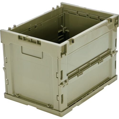 TRUSCO オリコン α折りたたみコンテナ 20L OD色 1個 (TRS20OD)