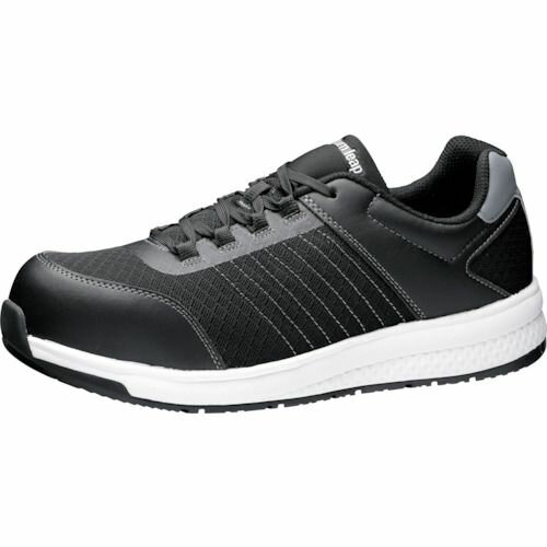 ミドリ安全 高反発ソール 先芯入りスニーカー QL-01Nブラック 26cm 1足 (QL01NBK26.0)