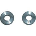 SUPER 転造小径加工用ローレット駒 アヤ目(2コ1組)細目 ピッチ:0.6 外径A:12 1S (KNPRL0.6)
