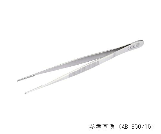【期間限定!対象商品P2〜20倍】 アトラウマピンセット 直 先端幅3.5mm 全長300mm AB 866/30 1本