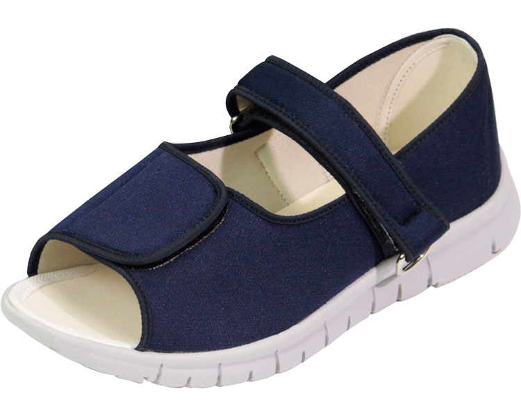 【期間限定!対象商品P2〜20倍】 足元応援 αシリーズ WG503α 男女兼用 / 3L ネイビー 1足