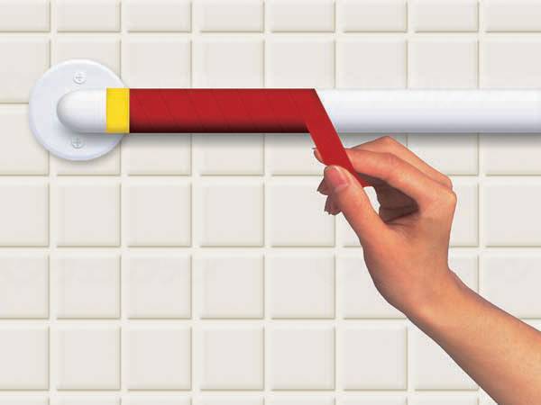 ウィズ手すり用滑り止めテープ 赤 [2]