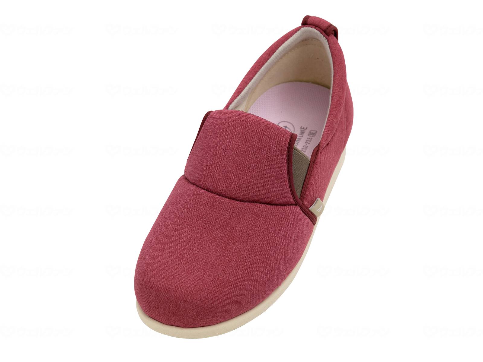 徳武産業ゆったり簡単スリップオン 5E ラズベリー 左M