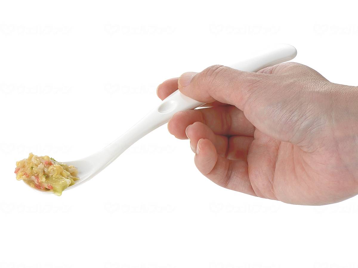 【全商品 ポイント10倍中】 リッチェル使っていいね！やわらかスプーン ホワイト 大