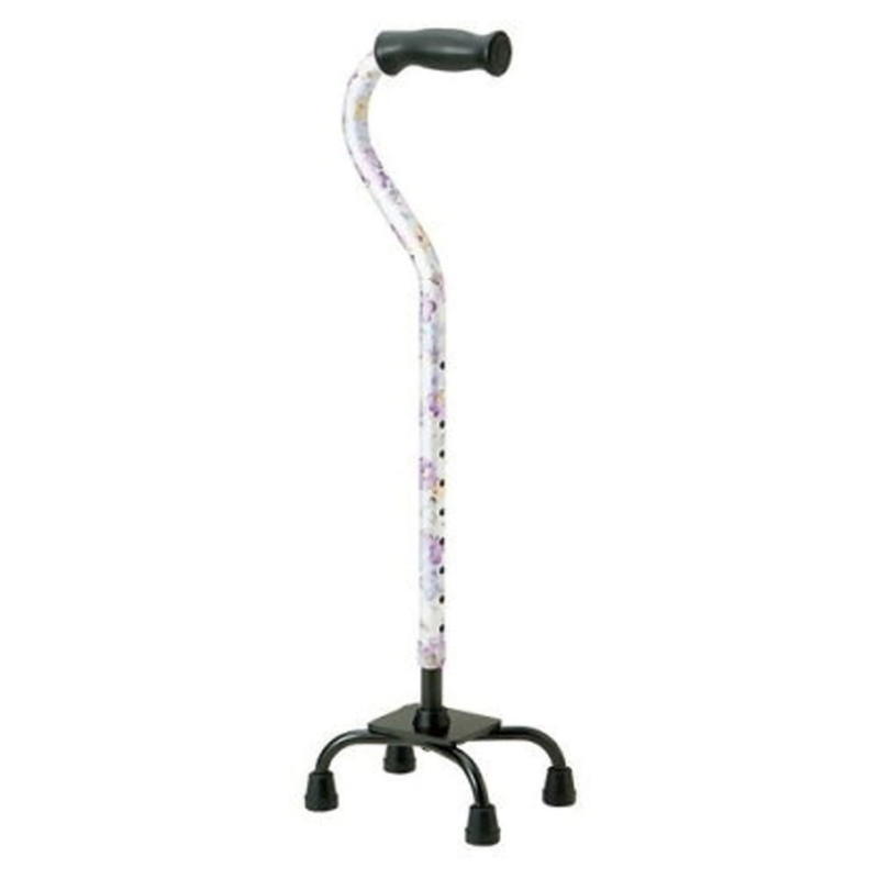 アルミ軽量四点杖 白花柄 OT-500 非OT-500