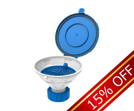 廃液回収用ロート(HDPEタイプ) フタ、ふるい 導電HDPE/S60・S61 318950 1セット