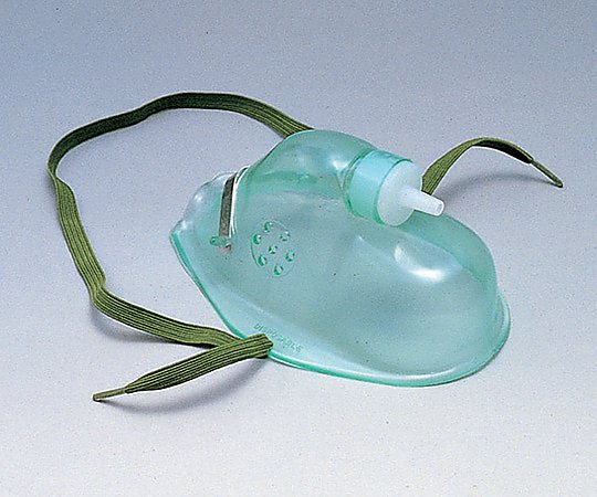 中濃度用酸素マスク 成人用チューブ無 No.4-01 1箱(1個×10袋入)