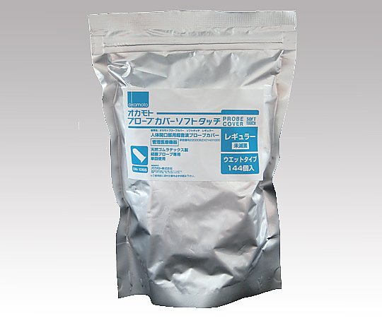 特徴 プローブ部分に装着することで清潔に使用できます。仕様 タイプ：レギュラー ウェット 入数：1袋（144個入） 材質：天然ゴムラテックス 全長：170mm以上 型番：OM-1055 医療機器登録番号：22000BZX01431000特徴 プローブ部分に装着することで清潔に使用できます。仕様 タイプ：レギュラー ウェット 入数：1袋（144個入） 材質：天然ゴムラテックス 全長：170mm以上 型番：OM-1055 医療機器登録番号：22000BZX01431000