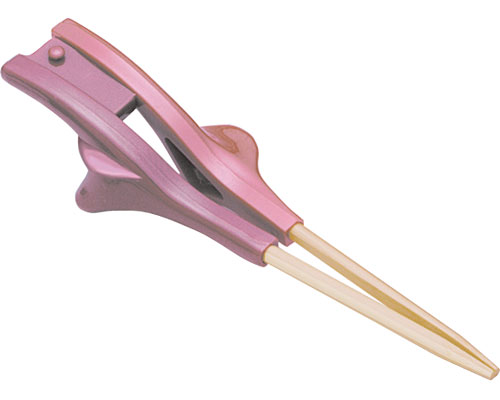 箸ぞうくんクリア / S-15 ピンク(21cm) 左手用 1膳