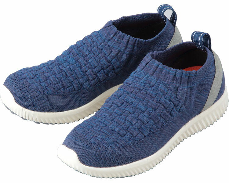 SaiSaiストレッチニットスニーカー WG140 男女兼用 / LL ネイビー 1足