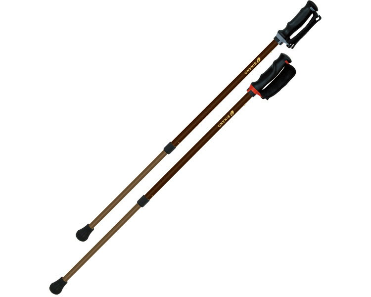 あんしん2本杖 2本1組 / 650192 ブラウン 1組